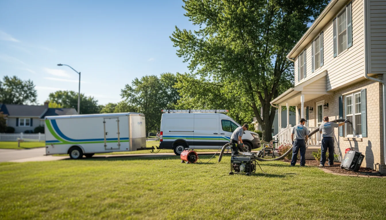 Flooded Basement Restoration And Cleanup With Repair in Cicero, IN near me